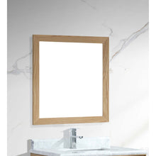 Load image into Gallery viewer, Sterling 30&quot; Framed Square California White Oak Mirror - 313FF-3030CO