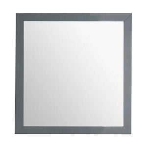 Sterling 30" Framed Square Grey Mirror - 313FF-3030G