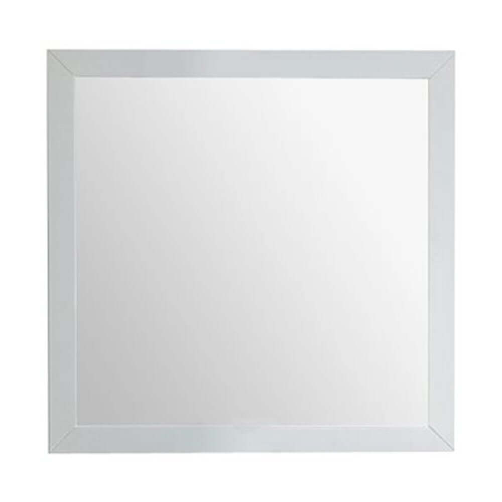 Sterling 30" Framed Square Soft White Mirror - 313FF-3030SW