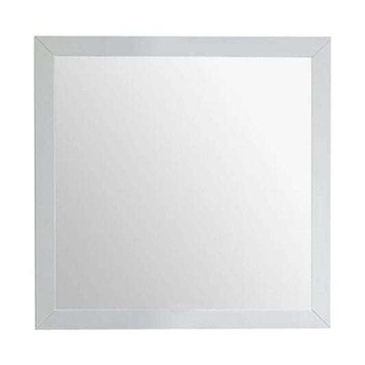 Sterling 30" Framed Square Soft White Mirror - 313FF-3030SW