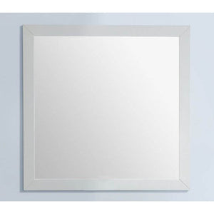 Sterling 30" Framed Square Soft White Mirror - 313FF-3030SW
