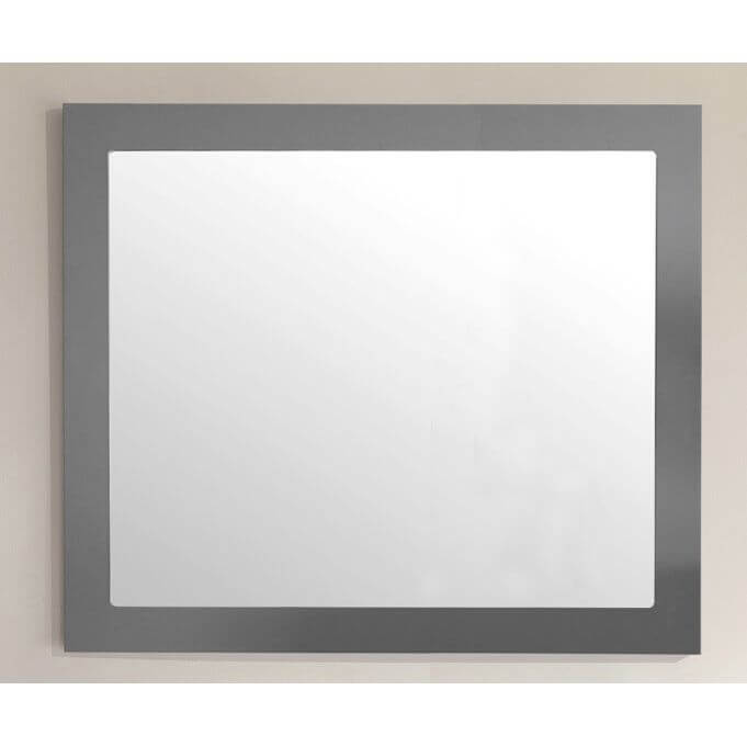 Sterling 36" Framed Rectangular Maple Grey Mirror - 313FF-3630MG