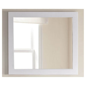 Sterling 36" Framed Rectangular White Mirror - 313FF-3630W