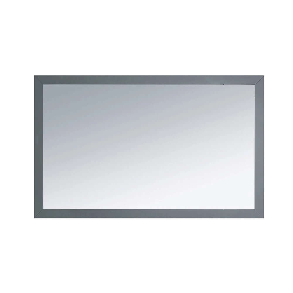 Sterling 48" Framed Rectangular Maple Grey Mirror - 313FF-4830MG