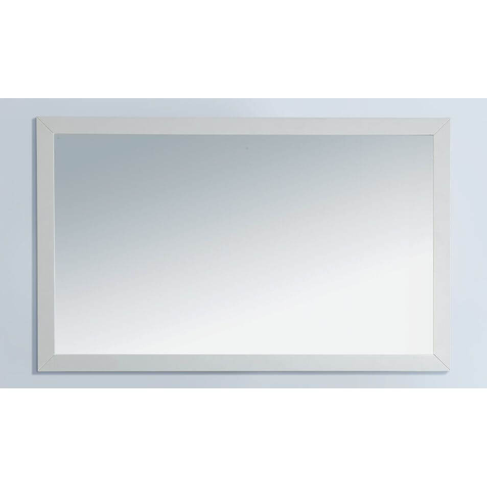 Sterling 48" Framed Rectangular Soft White Mirror - 313FF-4830SW