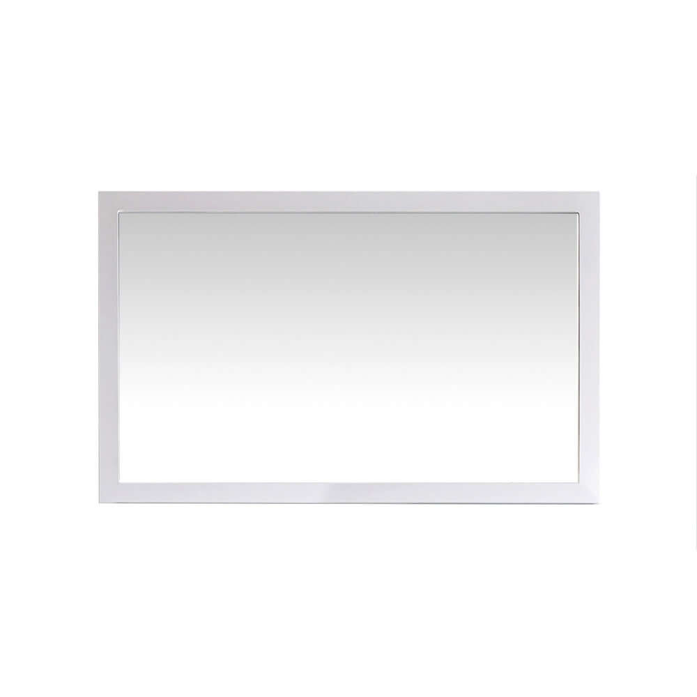 Sterling 48" Framed Rectangular White Mirror - 313FF-4830W