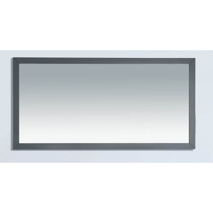 Sterling 60" Framed Rectangular Grey Mirror - 313FF-6030G