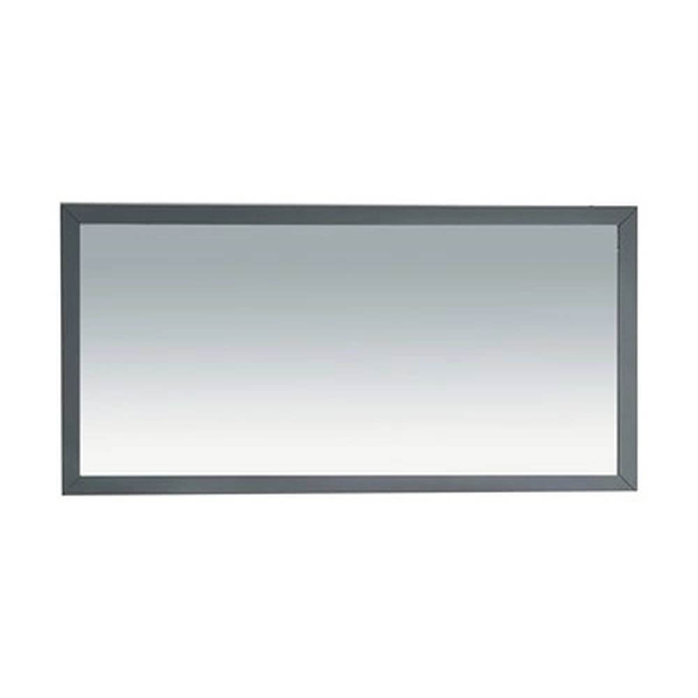 Sterling 60" Framed Rectangular Maple Grey Mirror - 313FF-6030MG