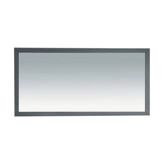 Sterling 60" Framed Rectangular Maple Grey Mirror - 313FF-6030MG