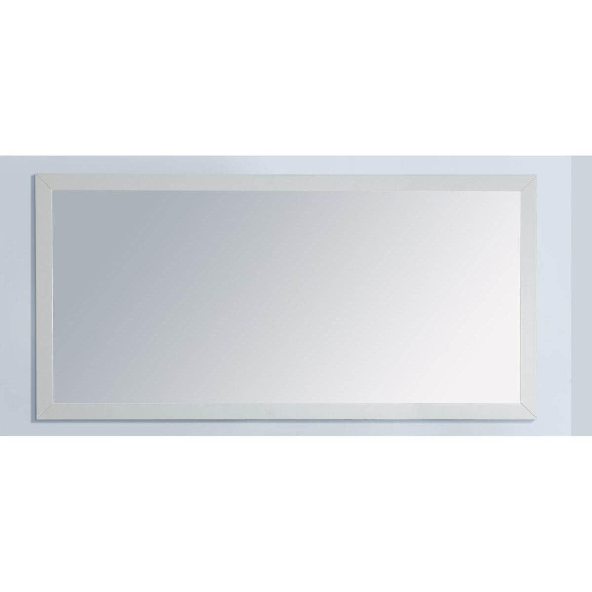 Sterling 60" Framed Rectangular Soft White Mirror - 313FF-6030SW