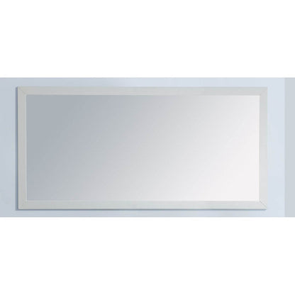 Sterling 60" Framed Rectangular Soft White Mirror - 313FF-6030SW