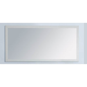Sterling 60" Framed Rectangular White Mirror - 313FF-6030W