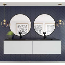 Load image into Gallery viewer, Vitri 72&quot; Cloud White Double Sink Wall Hung Bathroom Vanity Cabinet - 313VTR-72DCW