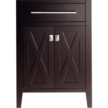 Wimbledon 24" Brown Bathroom Vanity Cabinet - 313YG319-24B