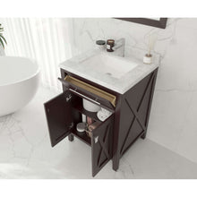 Load image into Gallery viewer, Wimbledon 24&quot; Brown Bathroom Vanity Cabinet - 313YG319-24B