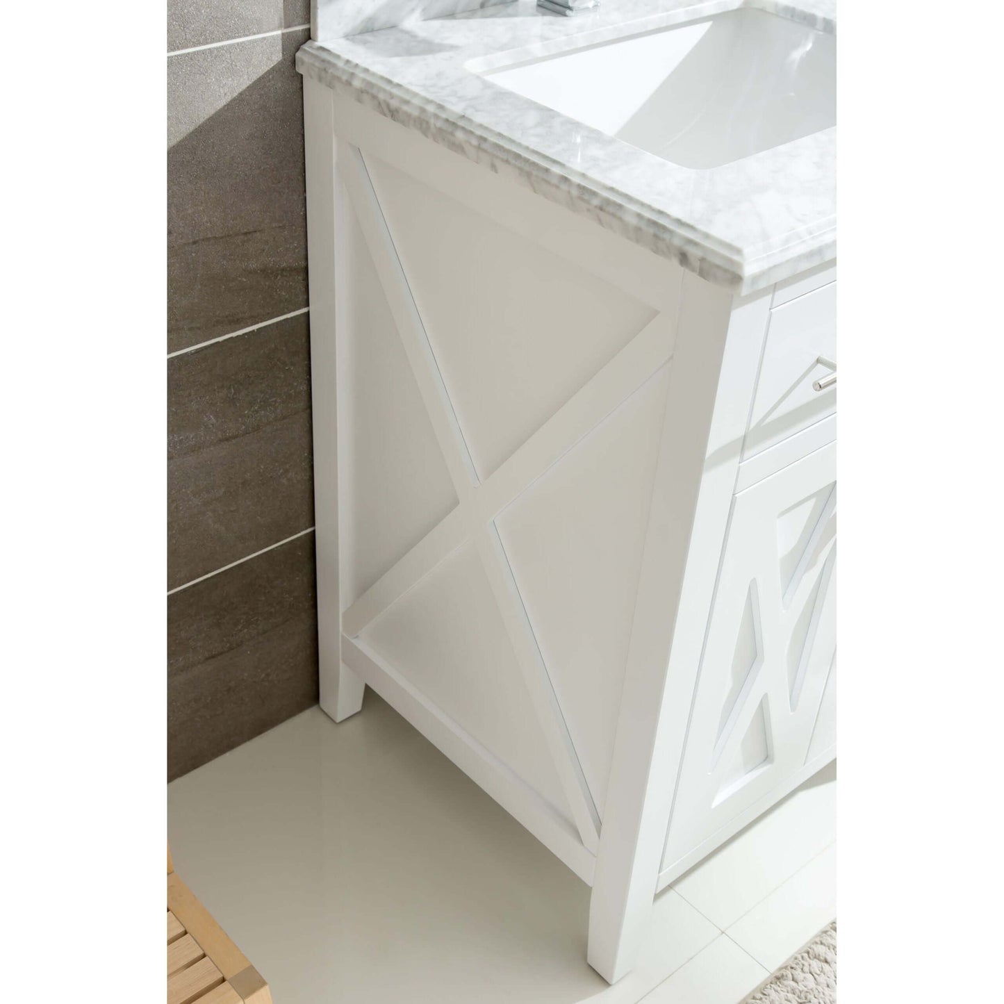 Wimbledon 24" White Bathroom Vanity Cabinet - 313YG319-24W