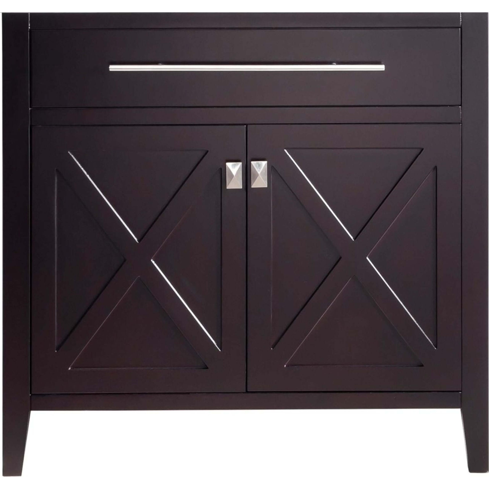 Wimbledon 36" Brown Bathroom Vanity Cabinet - 313YG319-36B