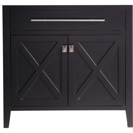 Wimbledon 36" Espresso Bathroom Vanity Cabinet - 313YG319-36E