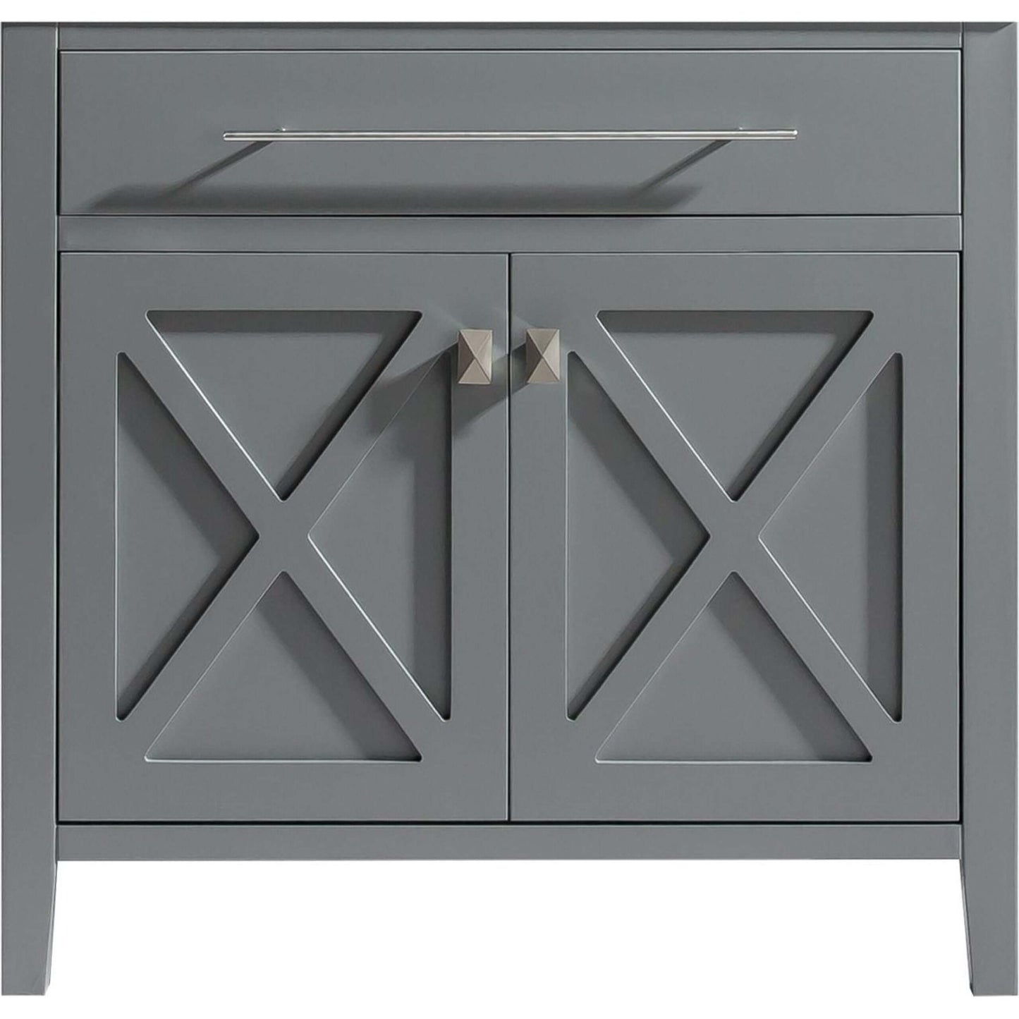 Wimbledon 36" Grey Bathroom Vanity Cabinet - 313YG319-36G