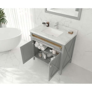 Wimbledon 36" Grey Bathroom Vanity Cabinet - 313YG319-36G