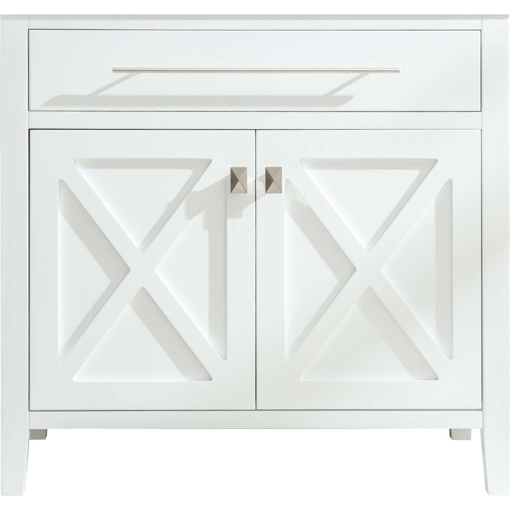 Wimbledon 36" White Bathroom Vanity Cabinet - 313YG319-36W