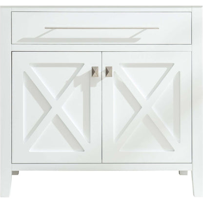 Wimbledon 36" White Bathroom Vanity Cabinet - 313YG319-36W