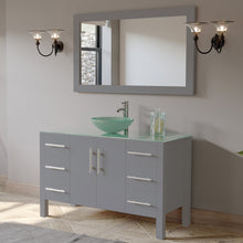 Load image into Gallery viewer, 48&quot; Grey Vanity Set with Polished Chrome Plumbing - 8116B-G