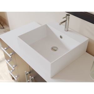 48" Espresso Bathroom Vanity Set with Polished Chrome Plumbing - 8116