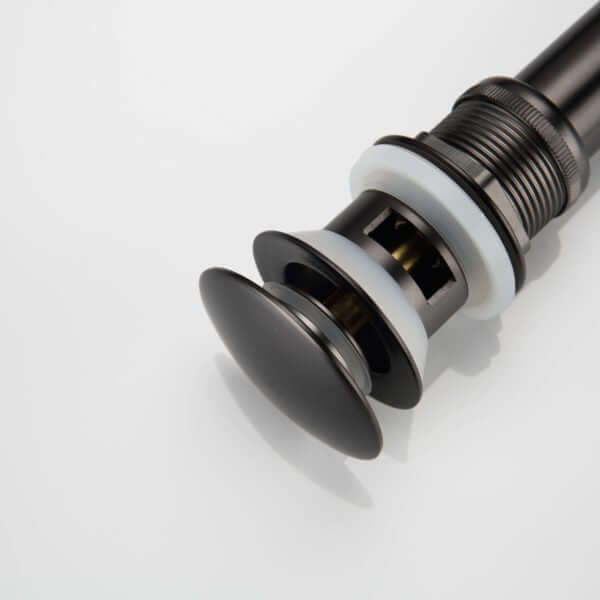 Upc Faucet With Drain-Oil Rubber Black - ZY6051-OR