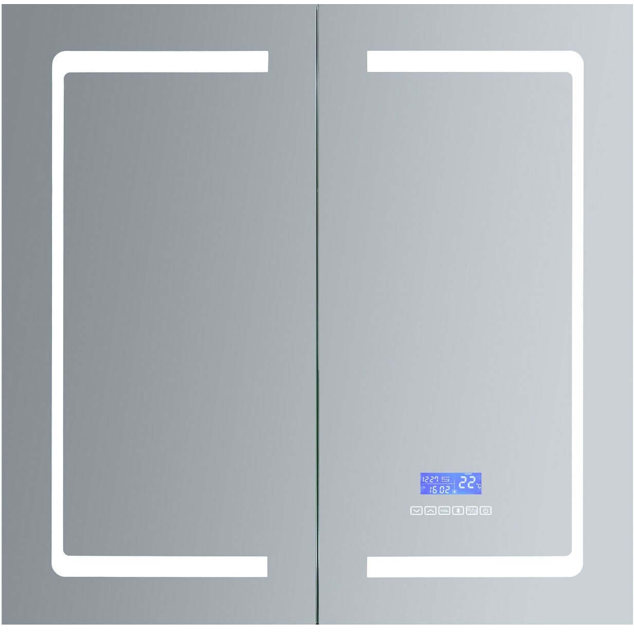 Bracciano 36" Wide x 36" Tall LED Medicine Cabinet w/ Defogger - LB3636LEDMC