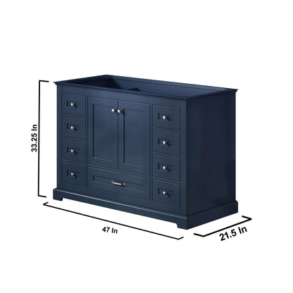 Dukes 48" Navy Blue Vanity Cabinet Only - LD342248SE00000