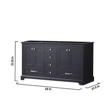 Load image into Gallery viewer, Dukes 60&quot; Espresso Vanity Cabinet Only - LD342260DG00000