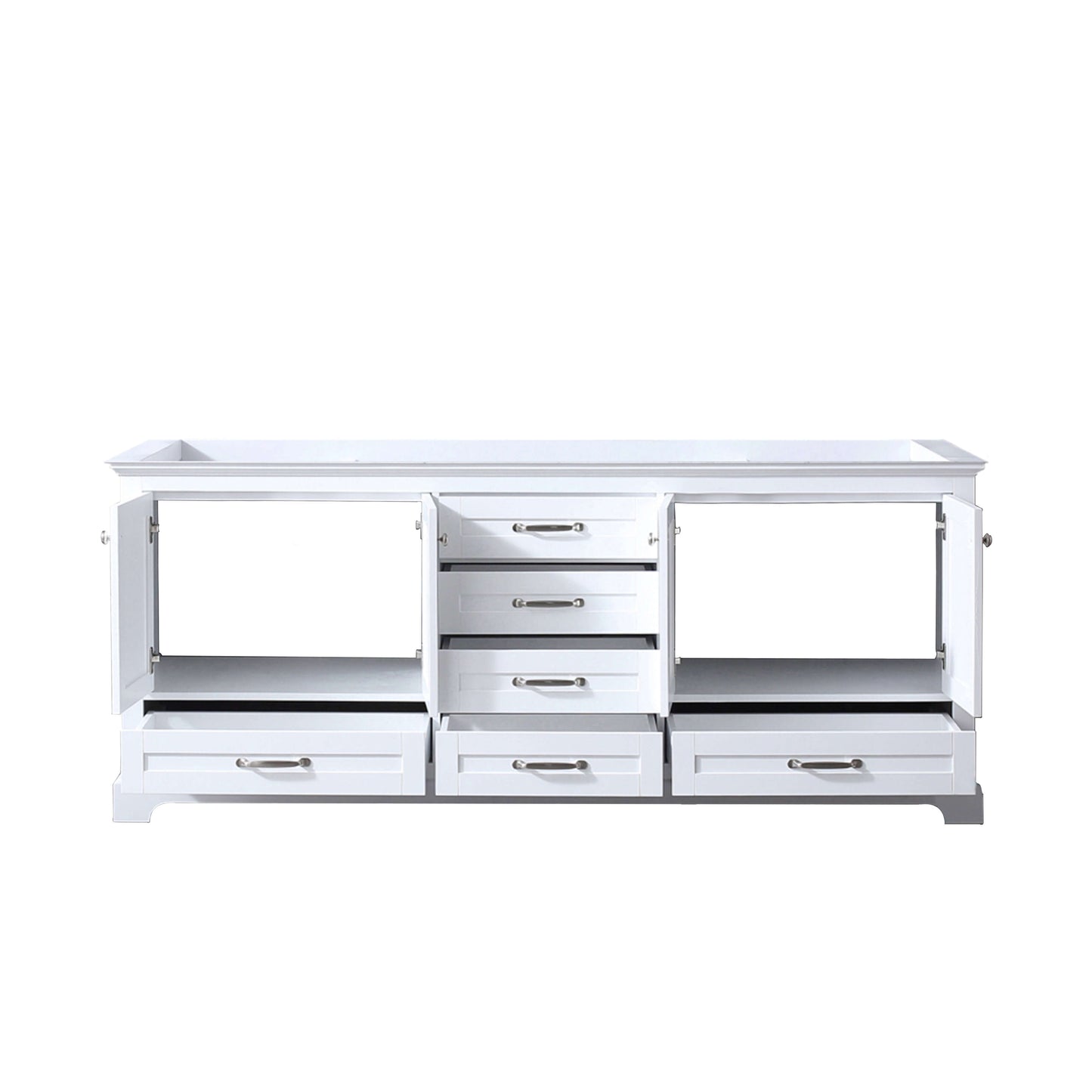 Dukes 80" White Vanity Cabinet Only - LD342280DA00000