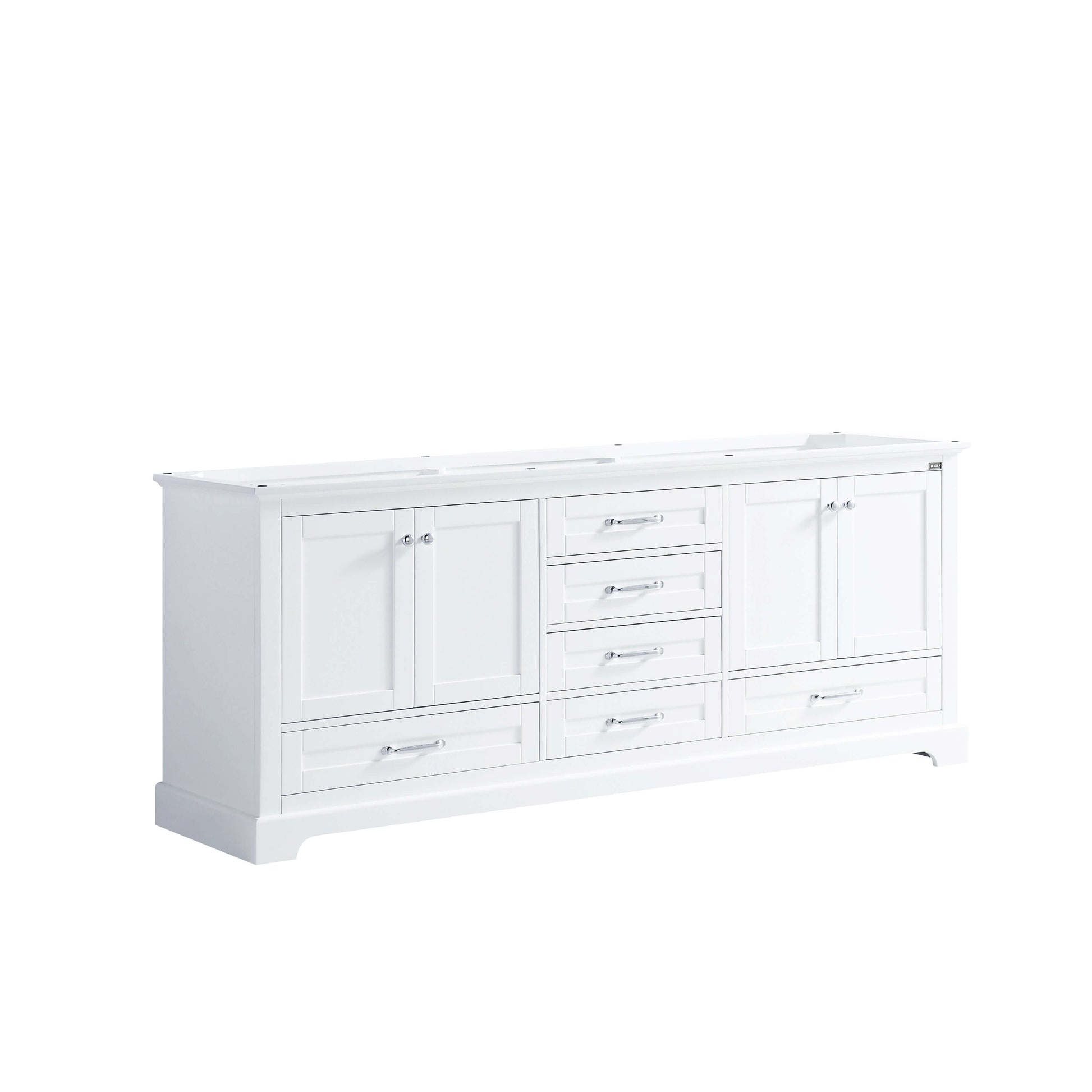 Dukes 80" White Vanity Cabinet Only - LD342280DA00000