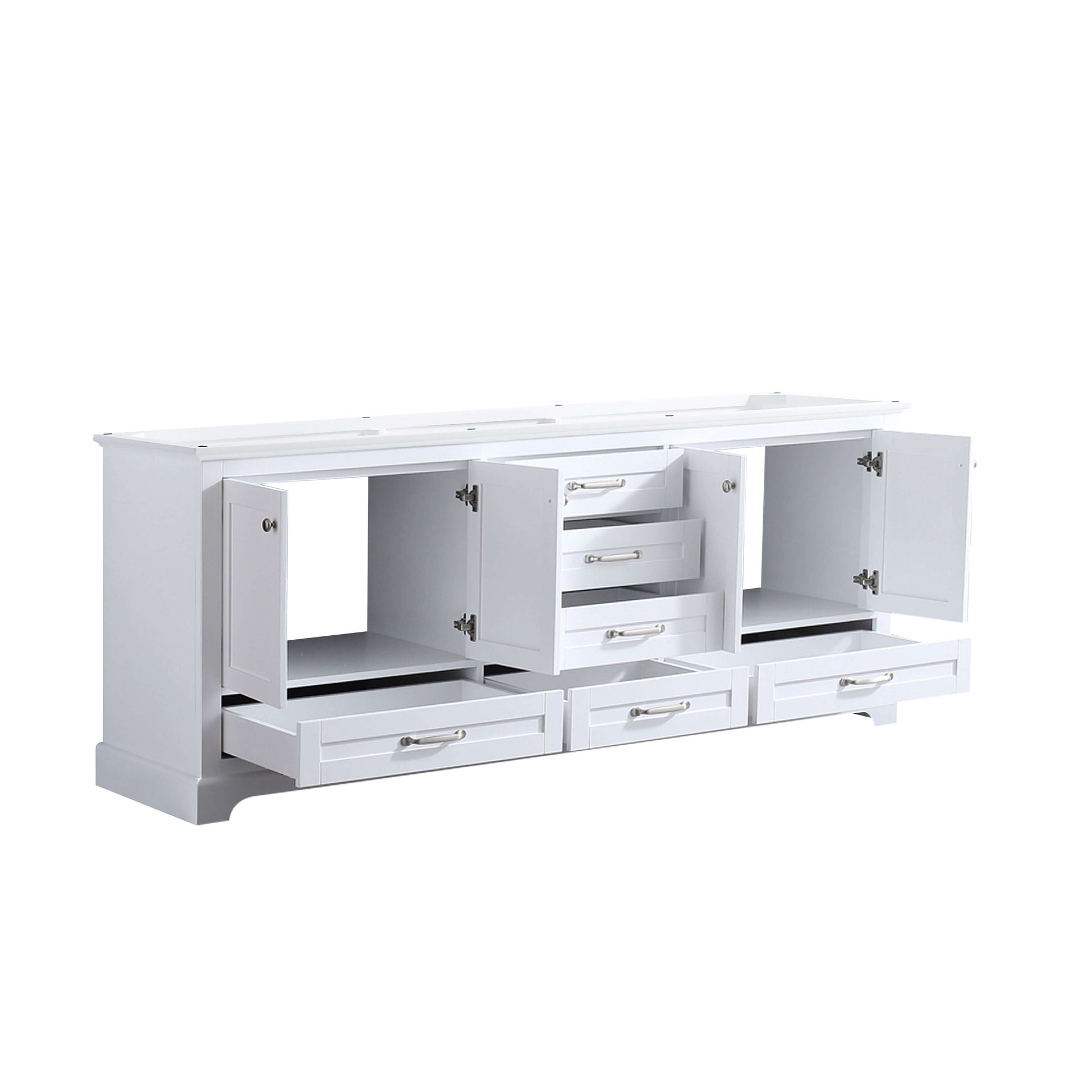 Dukes 80" White Vanity Cabinet Only - LD342280DA00000