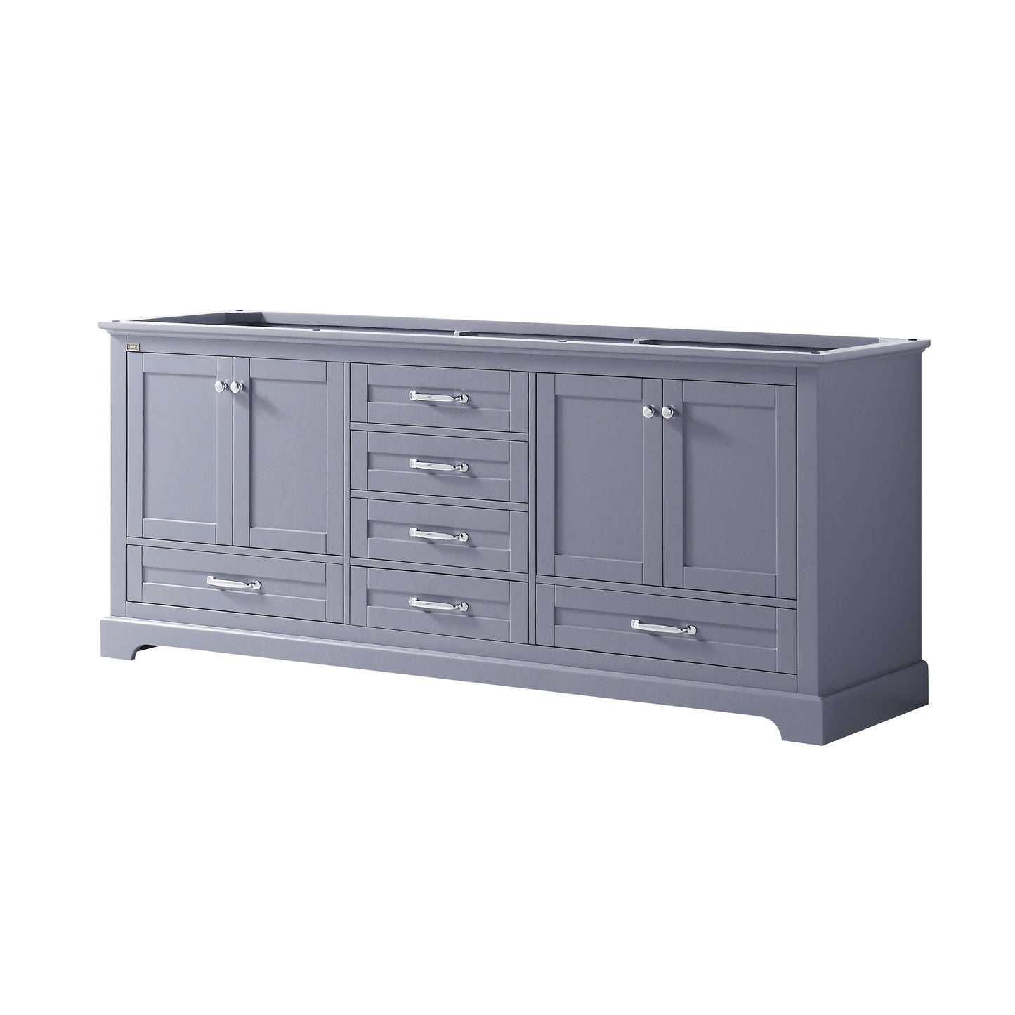 Dukes 80" Dark Grey Vanity Cabinet Only - LD342280DB00000