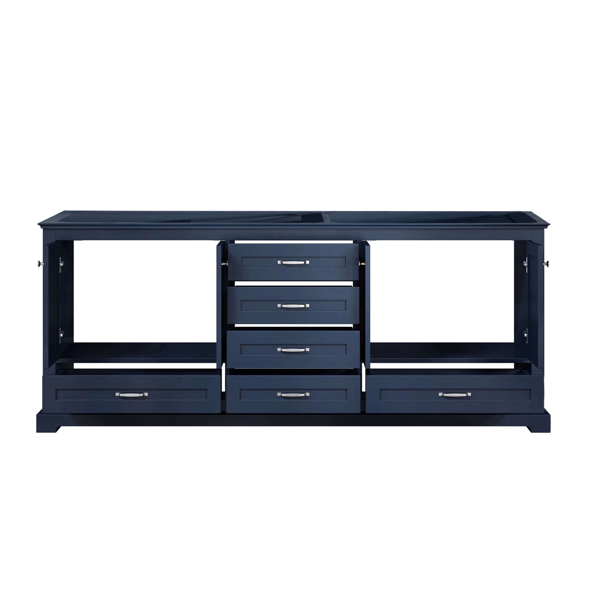 Dukes 80" Navy Blue Vanity Cabinet Only - LD342280DE00000