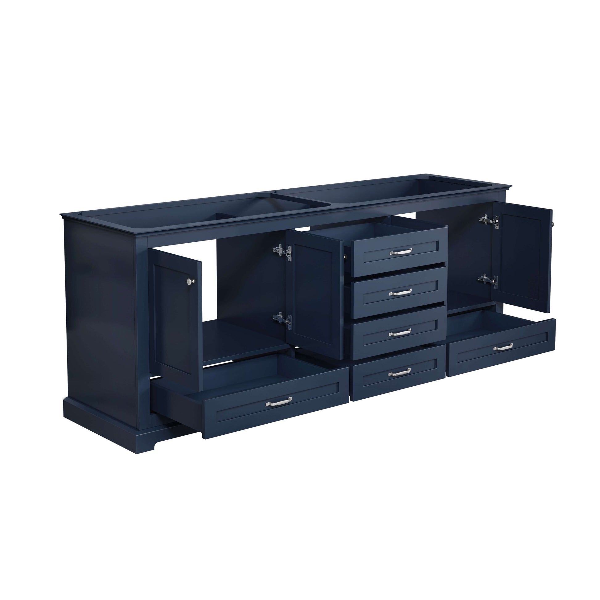 Dukes 80" Navy Blue Vanity Cabinet Only - LD342280DE00000