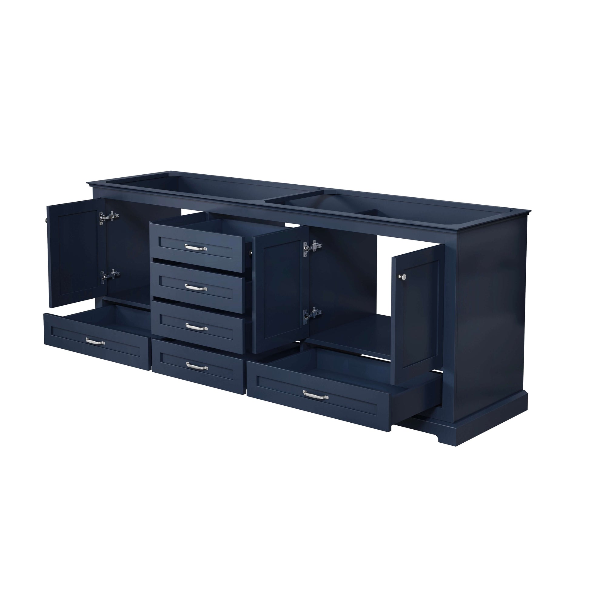 Dukes 80" Navy Blue Vanity Cabinet Only - LD342280DE00000