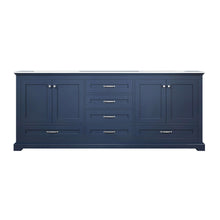 Load image into Gallery viewer, Dukes 80&quot; Navy Blue Double Vanity, White Carrara Marble Top, White Square Sinks and no Mirror - LD342280DEDS000