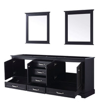 Load image into Gallery viewer, Dukes 80&quot; Espresso Double Vanity, no Top and 30&quot; Mirrors - LD342280DG00M30