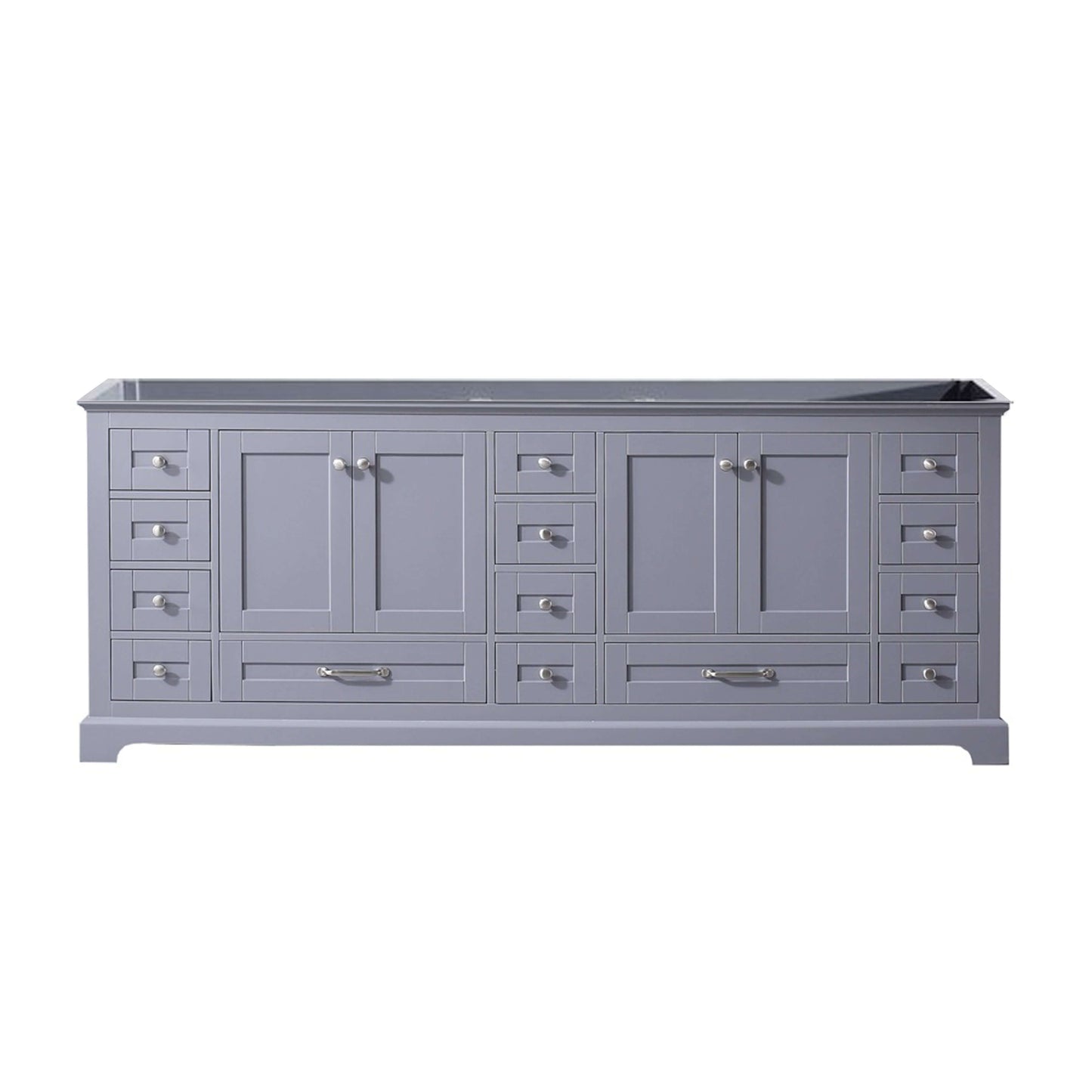 Dukes 84" Dark Grey Vanity Cabinet Only - LD342284DB00000