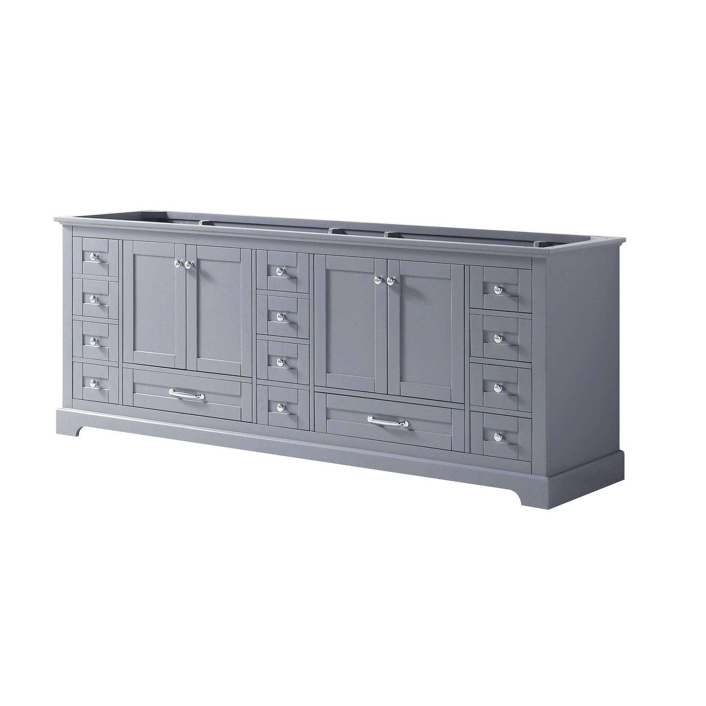 Dukes 84" Dark Grey Vanity Cabinet Only - LD342284DB00000