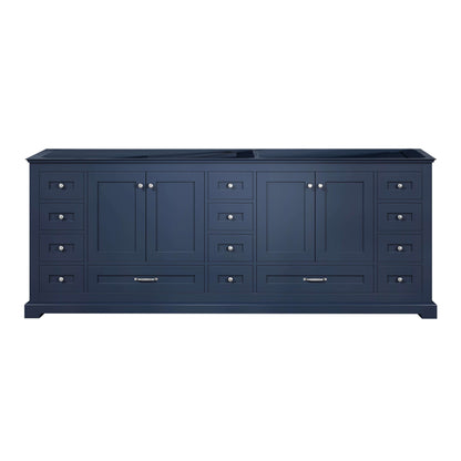 Dukes 84" Navy Blue Vanity Cabinet Only - LD342284DE00000