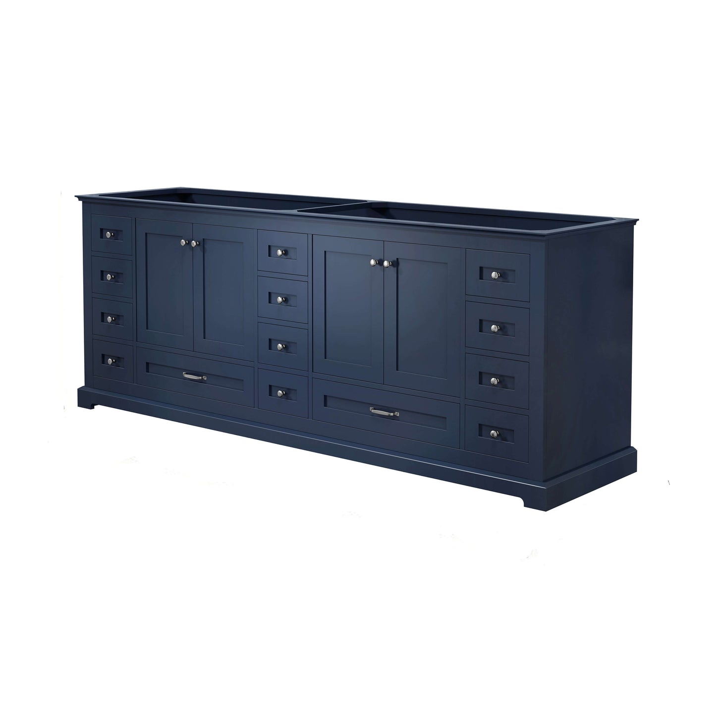 Dukes 84" Navy Blue Vanity Cabinet Only - LD342284DE00000