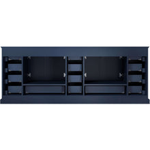 Load image into Gallery viewer, Dukes 84&quot; Navy Blue Vanity Cabinet Only - LD342284DE00000
