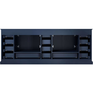 Dukes 84" Navy Blue Vanity Cabinet Only - LD342284DE00000