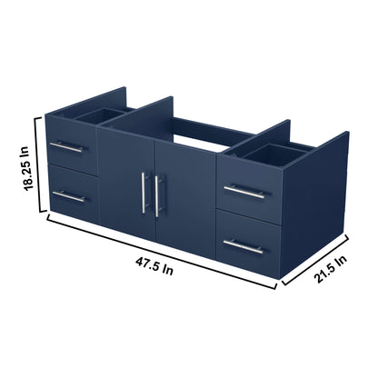 Geneva 48" Navy Blue Vanity Cabinet Only - LG192248DE00000