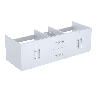 Geneva 60" Glossy White Vanity Cabinet Only - LG192260DM00000