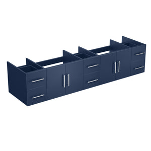 Geneva 84" Navy Blue Vanity Cabinet Only - LG192284DE00000